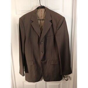 Zannini Blazer Jacket Size L42 Brown